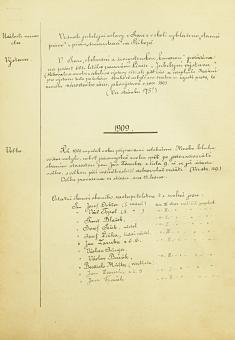 Kronika obce II. část od roku 1908 do 1954